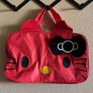 Hello Kitty Red and Black Travel Bag